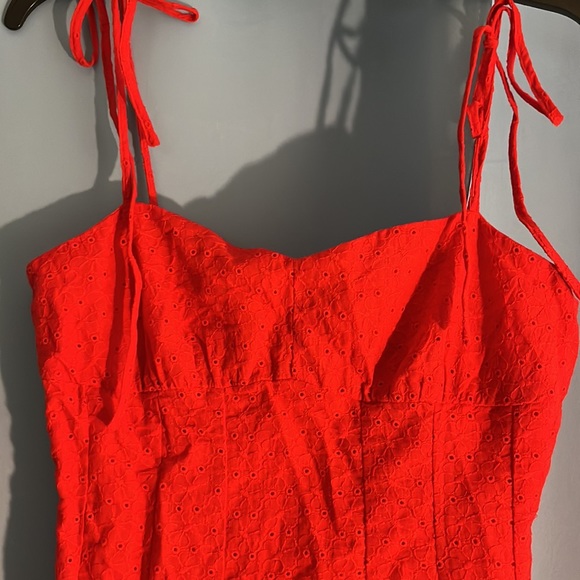 Red Mini Dress - Picture 3 of 5